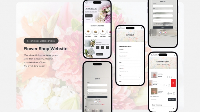 Flower Shop Website