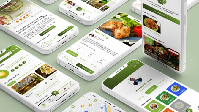 L&eacute;gume - Ứng dụng thực đơn v&agrave; cộng đồng người ăn chay
