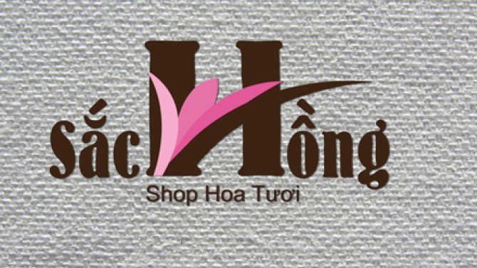 Thiết kế logo Sắc Hồng