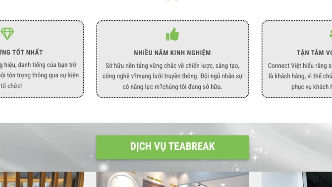 Website Dịch vụ Tiệc tr&agrave; Teabreak SG 24/7 &ndash; Tối ưu giao diện h&igrave;nh ảnh & Chuyển đổi đặt h&agrave;ng