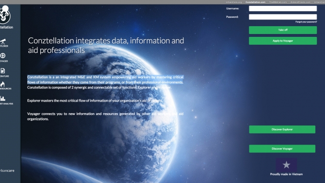 Conztellation web app