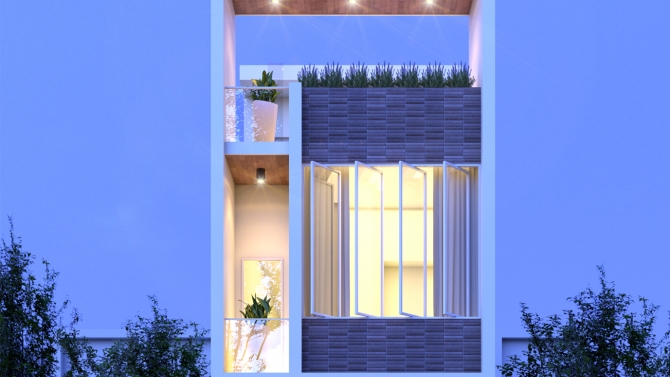 Nh&agrave; L&ocirc; Phố Mặt Tiền 5m