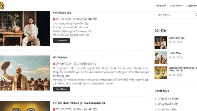 Blog c&aacute; nh&acirc;n