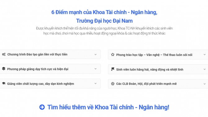 Website Khoa T&agrave;i ch&iacute;nh - Ng&acirc;n h&agrave;ng