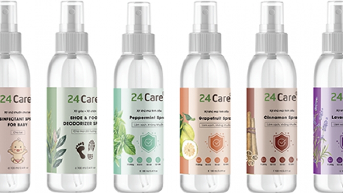 Bộ chai xịt 24 Care