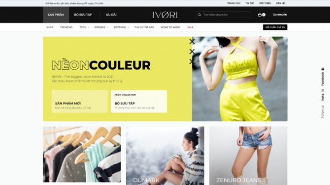 IVORI - Ecommerce Fashion Website