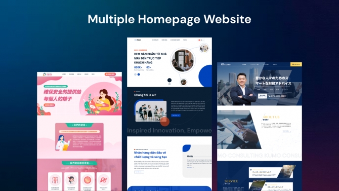 Multiple Homepage Website