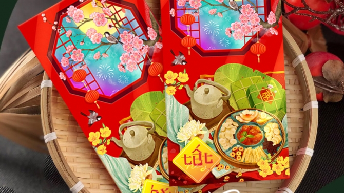 Thiết kế bao l&igrave; x&igrave; Tết