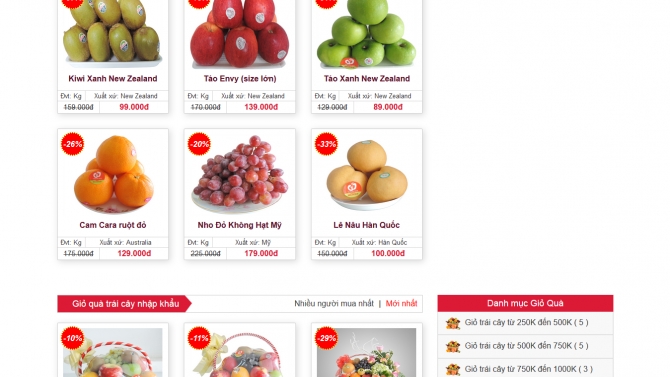 Web lu&ocirc;n tươi sạch