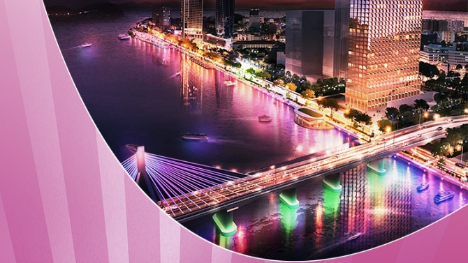 Thiết kế flyer cho c&ocirc;ng ty tour H&agrave;n