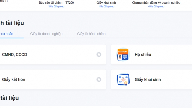 Website Số h&oacute;a/B&oacute;c t&aacute;ch trực tuyến