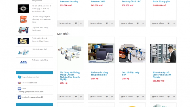 B&aacute;n h&agrave;ng phần mềm diệt virus