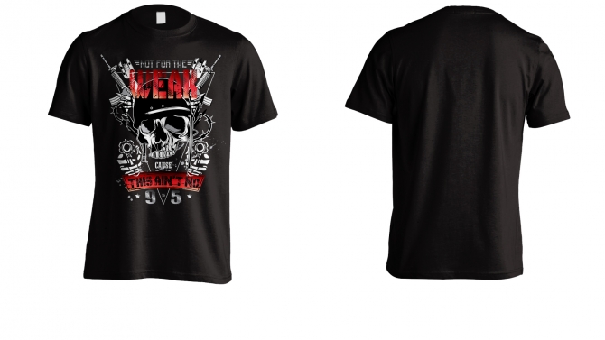 T-shirt Skull & Gun