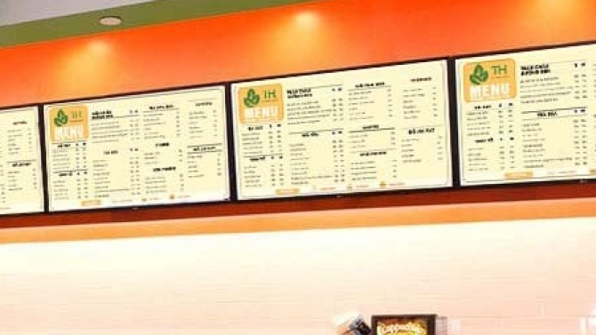 Thiết kế Menu