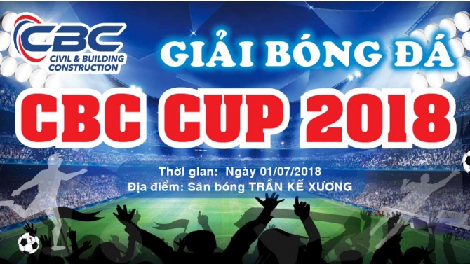 Thiết kế Băng r&ocirc;n giải b&oacute;ng đ&aacute; CBC