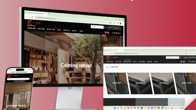 Thiết kế website nội thất