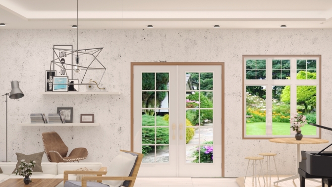 Thiết kế nội thất ph&ograve;ng kh&aacute;ch 2
