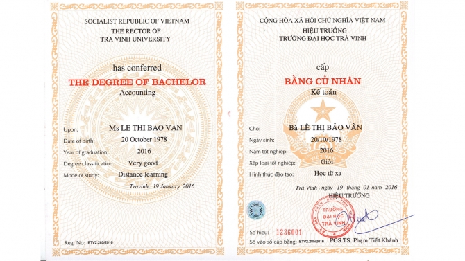 Tốt nghiệp đại học kế to&aacute;n