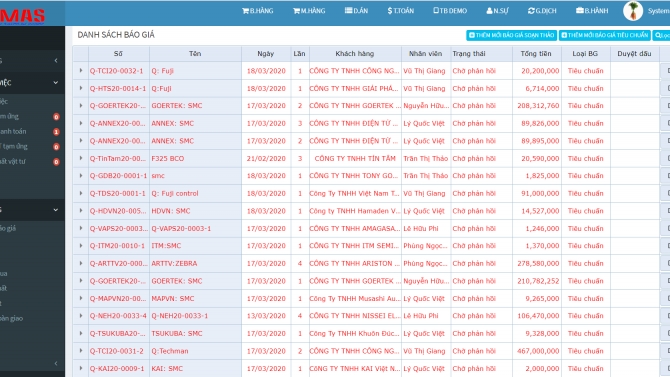 Phần mềm ERP thương mại