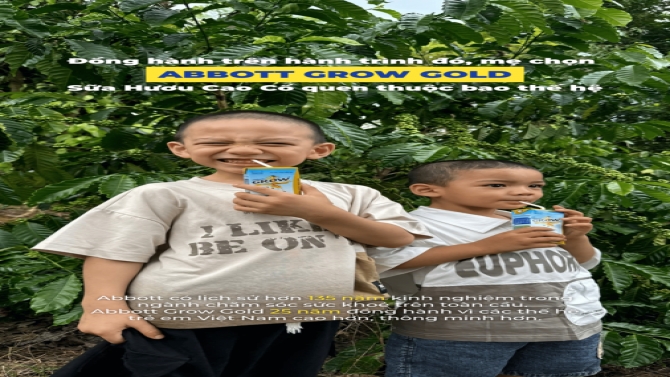 Dựng v&agrave; edit video/chỉnh sửa h&igrave;nh ảnh của KOC cho dự &aacute;n sữa Abbott Grow Gold