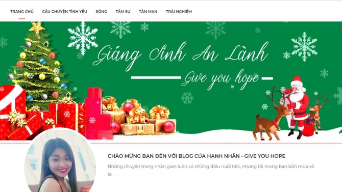 Thiết kế website blog c&aacute; nh&acirc;n