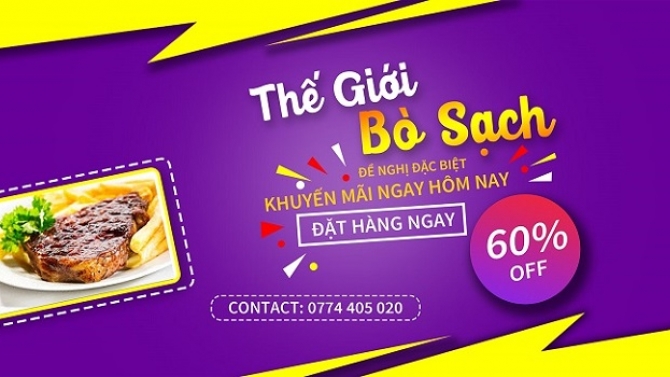 Thiết kế Banner đồ ăn