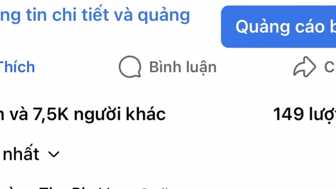 Chạy Quảng c&aacute;o b&agrave;i viết Facebook