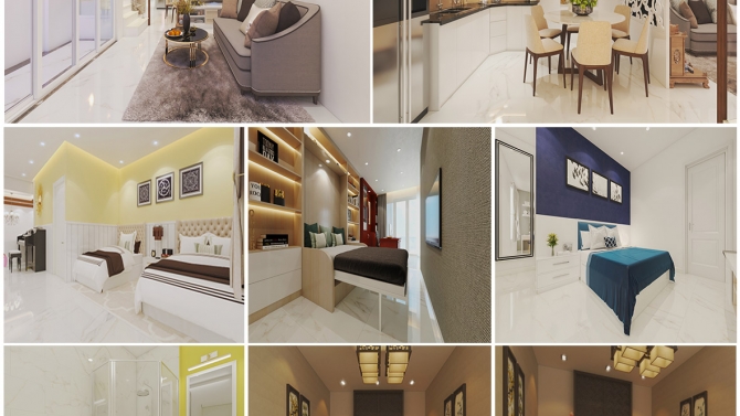 Thiết kế nội thất nh&agrave; ở - B&igrave;nh Dương