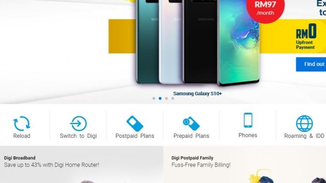 Lập tr&igrave;nh website Nh&agrave; mạng điện thoại lớn b&ecirc;n Malaysia https://new.digi.com.my/