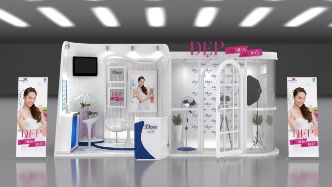 booth Dep tu Nha ra Pho