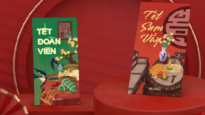 Minh họa l&igrave; x&igrave; Tết