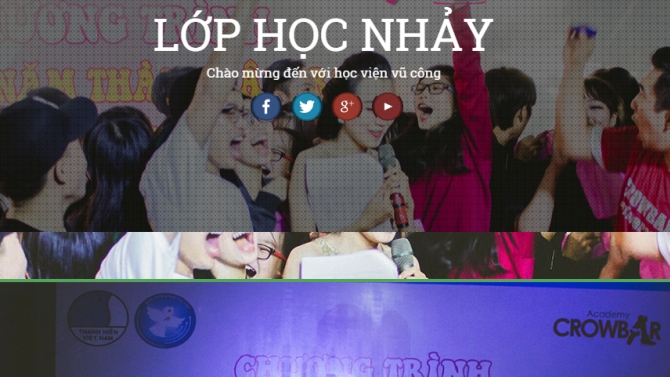 Thiết kế website lophocnhay.com