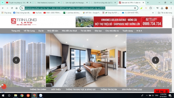 tư vấn b&aacute;n h&agrave;ng cho c&ocirc;ng ty Tan Long Land