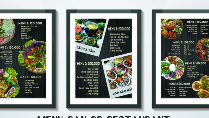 Menu nh&agrave; Bản Bố Sapa