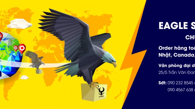 Cover Facebook - Dịch vụ ship h&agrave;ng quốc tế Eagle Shipping