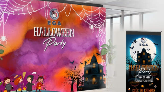 Backdrop - Standee cho trung t&acirc;m Anh ngữ