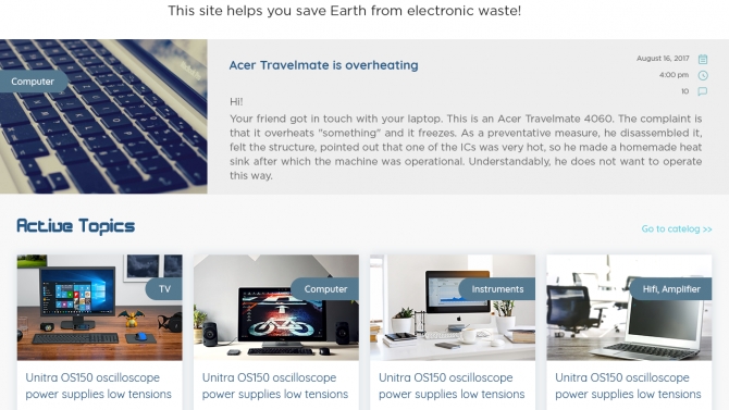Thiết kế giao diện web b&aacute;n h&agrave;ng (Electric)