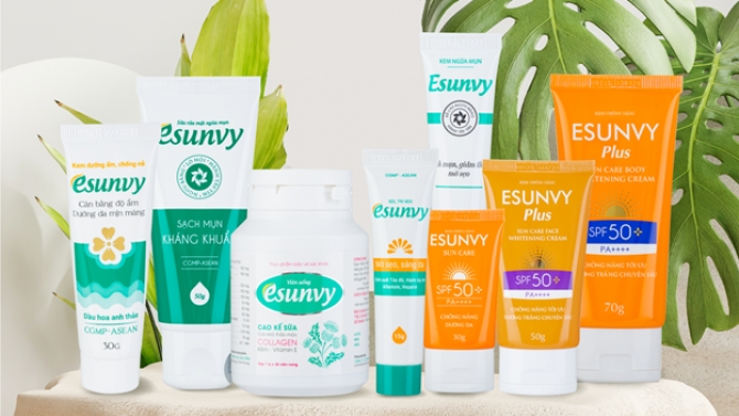 T&aacute;i định vị thương hiệu dược mỹ phẩm Esunvy