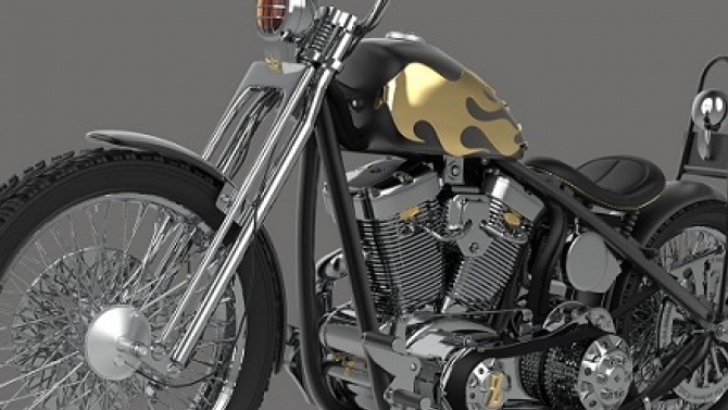 Concept motorcycle for Studio AZIER Workshop