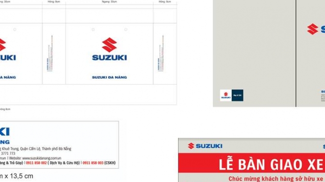 Thiết kế POSM Suzuki Đ&agrave; Nẵng