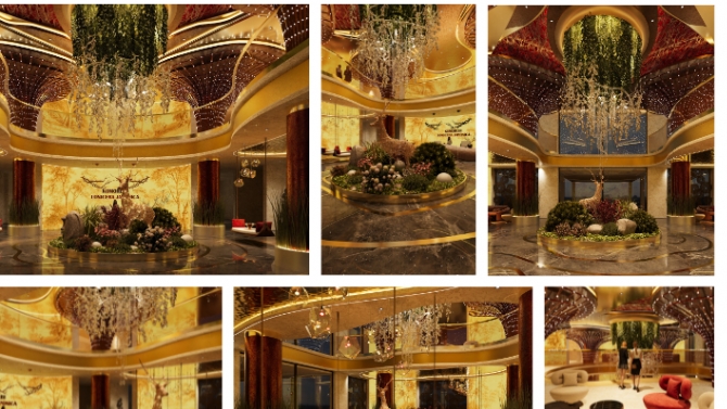 KOMOREBI HOTEL &ndash; Thiết kế nội thất kh&aacute;ch sạn lấy cảm hứng từ h&igrave;nh ảnh &aacute;nh nắng xuy&ecirc;n kẽ l&aacute;