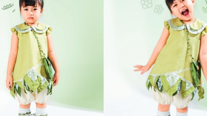 Children&rsquo;s apparel design inspired by Tinker Bell