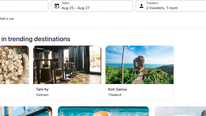 Thiết kế website booking du lịch
