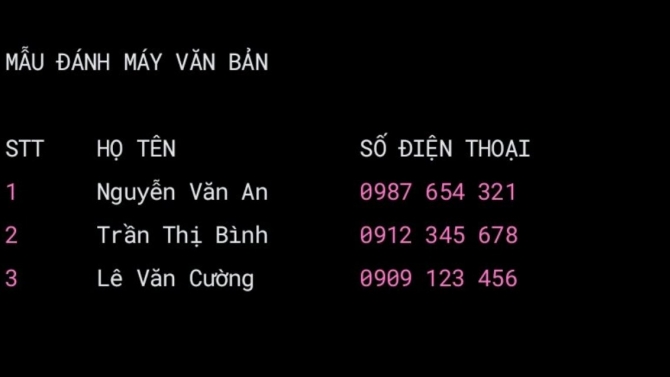 Mẫu đ&aacute;nh m&aacute;y file PDF 20 trang ra Word - Dự &aacute;n demo