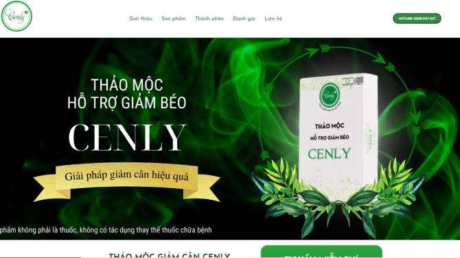 Thiết kế Landing Page Thực phẩm chức năng