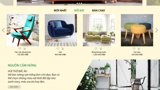 Thiết kế giao diện website H&egrave; Studio