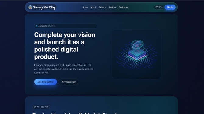Website C&aacute; nh&acirc;n mới nhất
