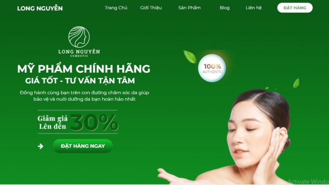 Thiết Kế Website myphamlongnguyen.vn