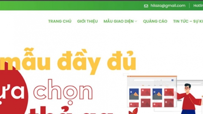 Website giới thiệu c&ocirc;ng ty