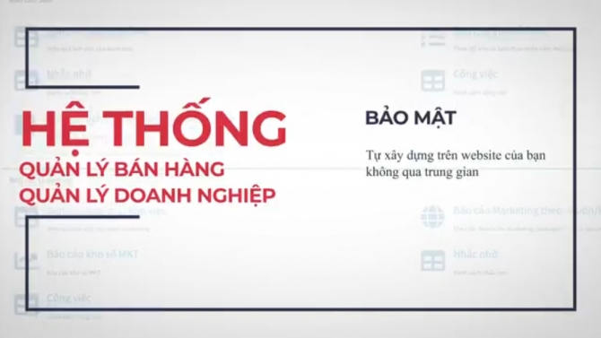 Animation Giới thiệu sản phẩm IT quản l&yacute; b&aacute;n h&agrave;ng